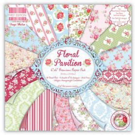 Set de papier 15x15 Floral Pavilion (64f) – First Edition