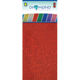 Diamond Sticky Sheets Rouge 5 f - Jeje Produkt