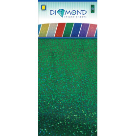 Diamond Sticky Sheets Vert 5 f - Jeje Produkt