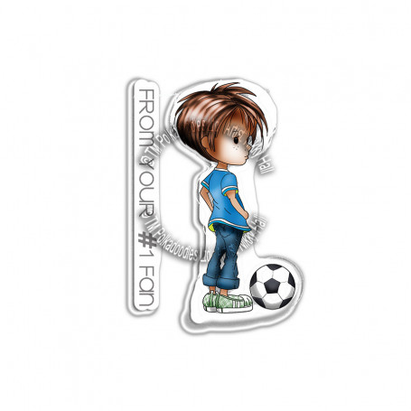 Tampons Little Dudes Football – Polkadoodles Clear stamp
