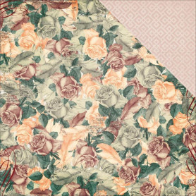 Papier 30x30 Bella Rosa 1f collection Bella Rosa Bo Bunny