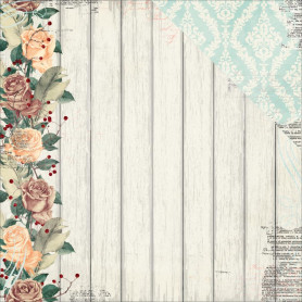 Papier 30x30 Whisper 1f collection Bella Rosa Bo Bunny