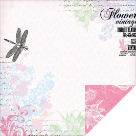 Papier 30x30 Wisteria 1f – Collection Lavender Haze Kaisercraft