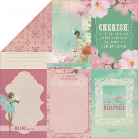 Papier 30x30 Soft Whisper 1f – Collection Enchanted Garden Kaisercraft