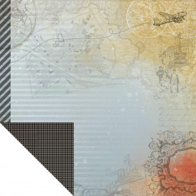 Papier 30x30 Terminal 1f – Collection Now Boarding Kaisercraft