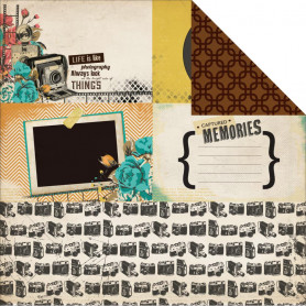 Papier 30x30 Fish-Eye 1f – Collection Close Up! Kaisercraft