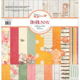 Set de papier 30x30 Aryia's Garden 18f - Bo Bunny Collection Pack