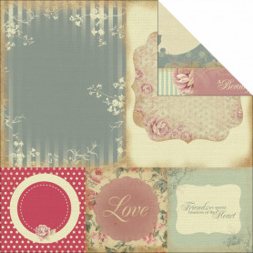 Papier 30x30 Stylish 1f – Collection Magnolia Grove Kaisercraft