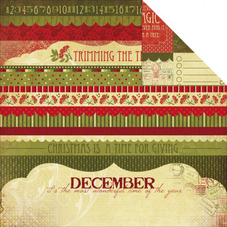 Papier 30x30 Bethlehem 1f – Collection Twig & Berry Kaisercraft