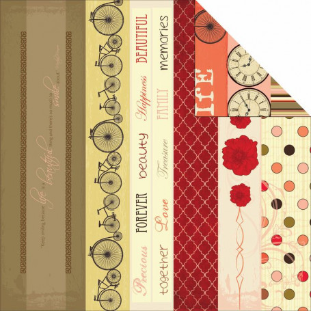 Papier 30x30 Molly 1f – Collection Remember Me Kaisercraft