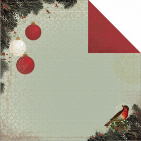 Papier 30x30 Bellsnickle 1f – Collection St. Nicholas Kaisercraft
