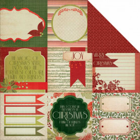 Papier 30x30 Deck the Halls 1f – Collection St. Nicholas Kaisercraft