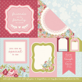 Papier 30x30 Path 1f – Collection Secret Garden Kaisercraft