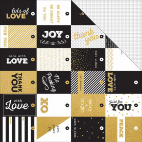 Papier 30x30 Extravagant 1f – Collection A Touch of Gold Kaisercraft