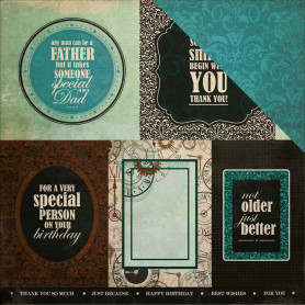 Papier 30x30 Hourglass 1f – Collection Time Machine Kaisercraft