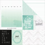 Papier 30x30 Minty 1f – Collection My Year My Story Kaisercraft