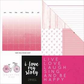 Papier 30x30 Raspberry 1f – Collection My Year My Story Kaisercraft