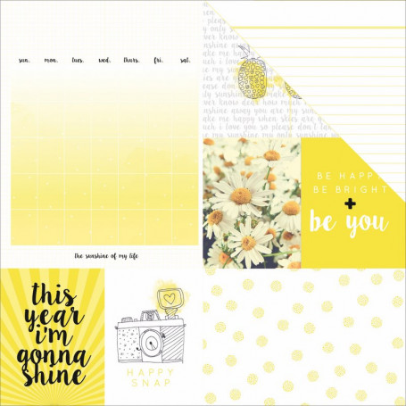 Papier 30x30 Shine 1f – Collection My Year My Story Kaisercraft
