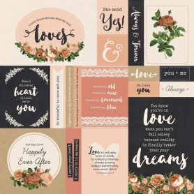 Papier 30x30 Endless Love 1f – Collection Always & Forever Kaisercraft