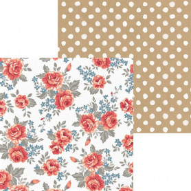 Papier 30x30 Wild 1f – Collection Boho Dreams Kaisercraft