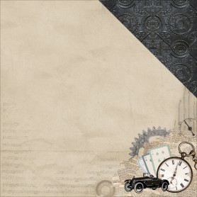 Papier 30x30 Razor 1f – Collection Barber Shoppe Kaisercraft
