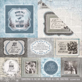 Papier 30x30 Icy 1f – Collection Frosted Kaisercraft