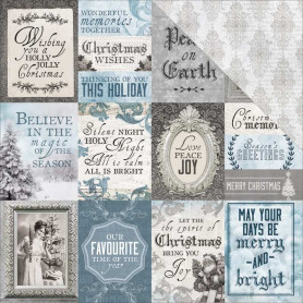 Papier 30x30 Polar 1f – Collection Frosted Kaisercraft