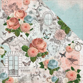 Papier 30x30 C'est la vie 1f – Collection Ooh La La Kaisercraft