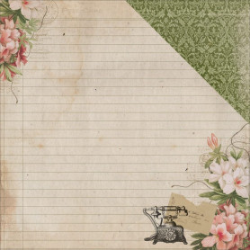 Papier 30x30 Handwritten 1f – Collection Cherry Tree Lane Kaisercraft
