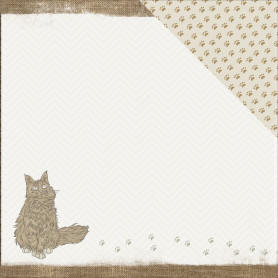 Papier 30x30 Kitty 1f – Collection Pawfect Kaisercraft