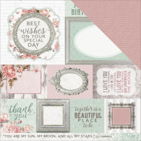 Papier 30x30 Thoughts 1f – Collection Sage & Grace Kaisercraft