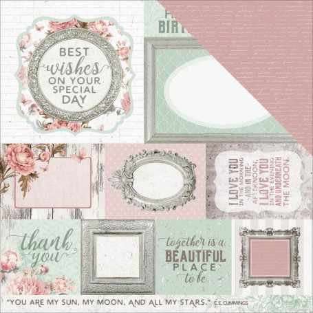 Papier 30x30 Thoughts 1f – Collection Sage & Grace Kaisercraft