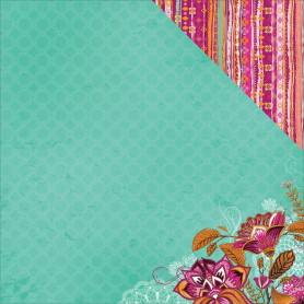 Papier 30x30 Mumbai 1f – Collection Bombay Sunset Kaisercraft
