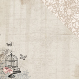 Papier 30x30 Boudoir 1f – Collection Romantique Kaisercraft