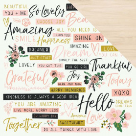 Papier 30x30 Dreamer 1f – Collection Fleur Kaisercraft