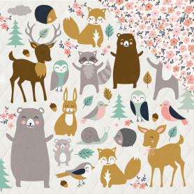 Papier 30x30 Woods 1f – Collection Hide & Seek Kaisercraft
