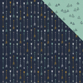 Papier 30x30 Mountains 1f – Collection Hide & Seek Kaisercraft