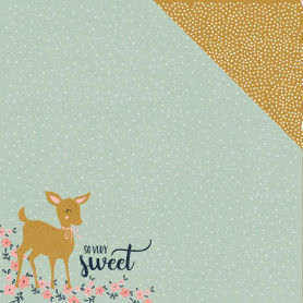 Papier 30x30 Fawn 1f – Collection Hide & Seek Kaisercraft