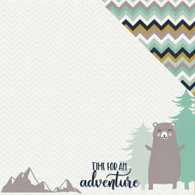 Papier 30x30 Bears 1f – Collection Hide & Seek Kaisercraft