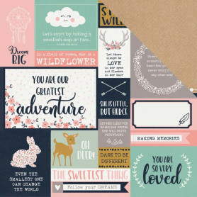 Papier 30x30 Deer 1f – Collection Hide & Seek Kaisercraft