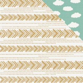 Papier 30x30 Clouds 1f – Collection Hide & Seek Kaisercraft