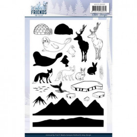 Tampons Winter Friends - Amy Design Clearstamp