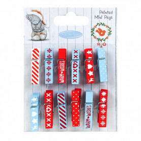 Mini Pegs Christmas 12 pc - Me To You