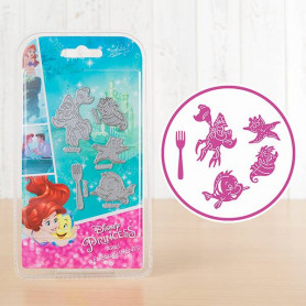 Dies Ariel Embellishments 5 pc - Disney Princess