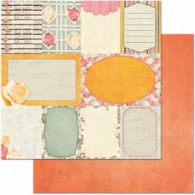 Papier 30x30 Notes 1f - Aryia's Garden - Bo Bunny
