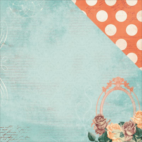Papier 30x30 Athena 1f - Bella Rosa - Bo Bunny