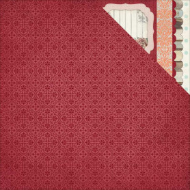 Papier 30x30 Elegant 1f - Bella Rosa - Bo Bunny