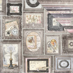 Papier 30x30 Frosted 1f - Winter Wishes - Bo Bunny