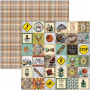 Set de papier 30x30 Hipster 8 feuilles - Ciao Bella Papercrafting