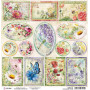 Papier 30x30 Frames - 1 feuille - Microcosmos - Ciao Bella Papercrafting